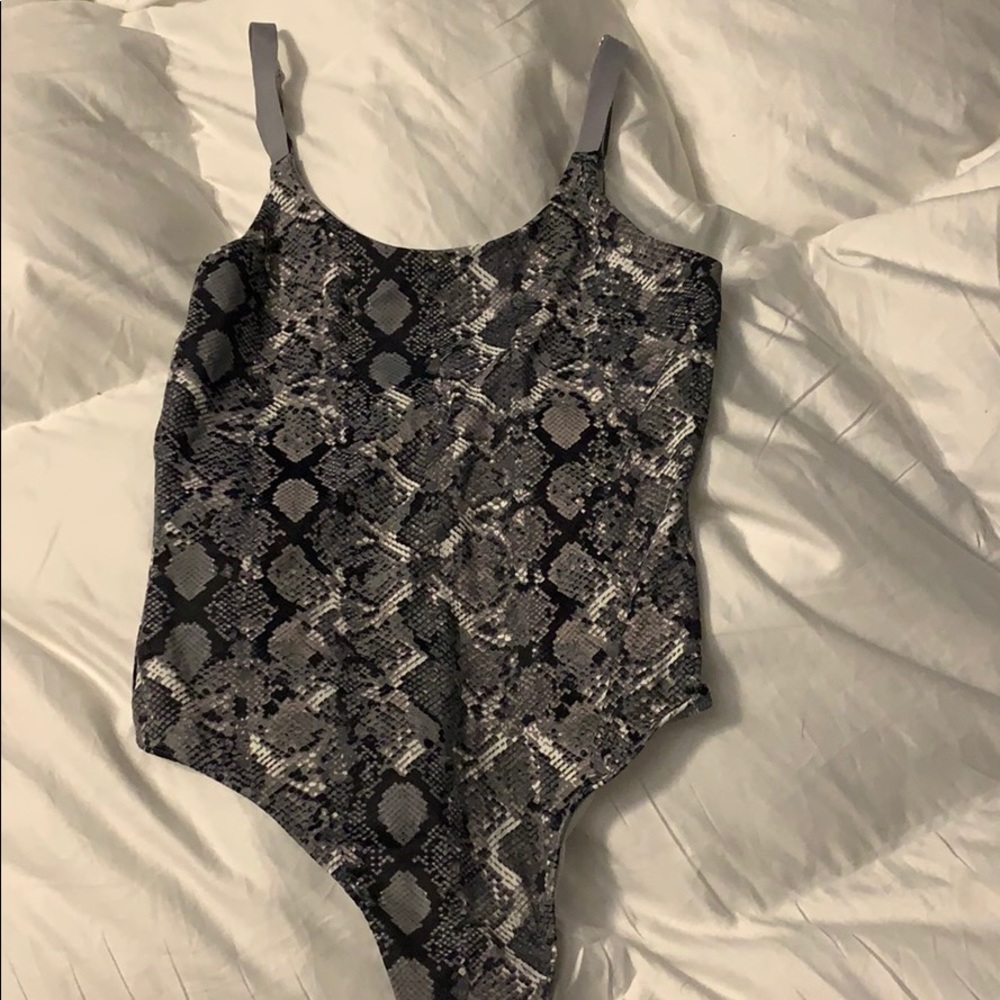 NWT Victoria’s Secret snakeskin bodysuit